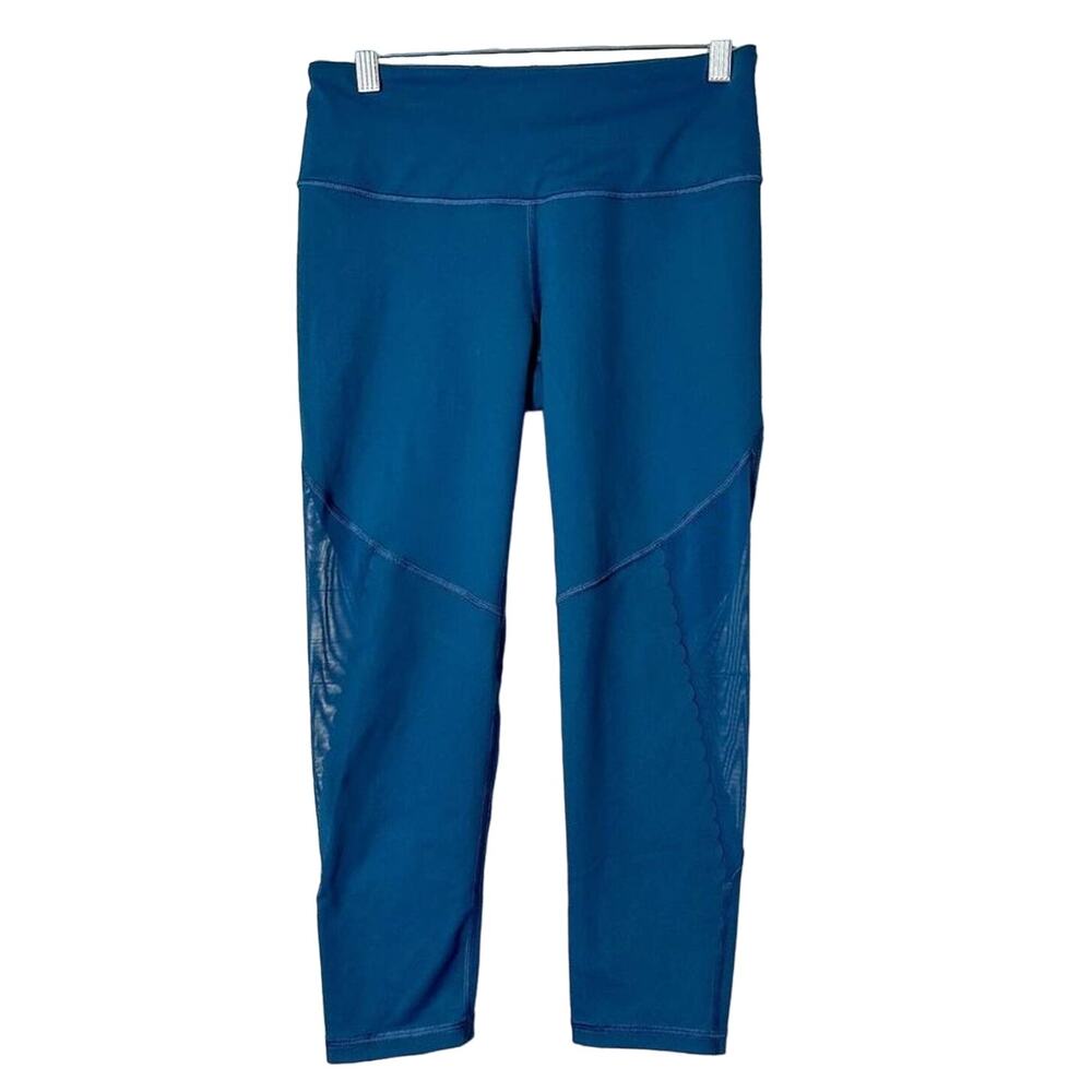 Victoria’s Secret Women's Knockout Workout Sport Capri Leggings Teal Size Small